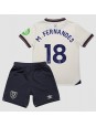 West Ham United Mateus Fernandes #18 Replika Borta Kläder Barn 2025-26 Kortärmad (+ byxor)
